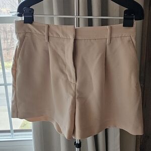 Nine West Women's Cream High Waist Shorts